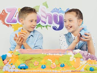 Кинетический пластилин Zephyr 