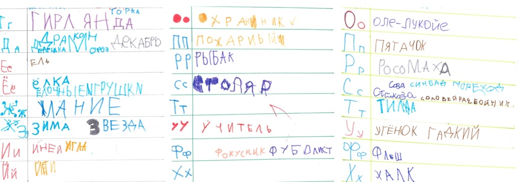 Фрагменты азбук: «Зимняя азбука», «Азбука профессий» и «Сказочная азбука».jpg Фрагменты азбук: «Зимняя азбука», «Азбука профессий» и «Сказочная азбука».jpg